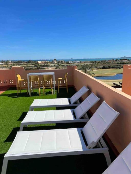 Lujoso Atico Sobre El Golf En Los Alcázares Exterior photo